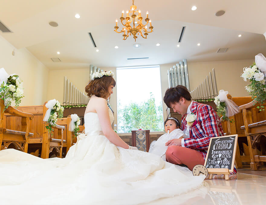 パパママ婚プランでの撮影ももちろん大丈夫 パパママ婚プランでの撮影ももちろん大丈夫